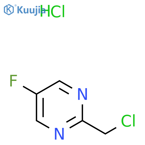 2-(Chloromethyl)-5-fluoropyrimidine hydrochloride structure