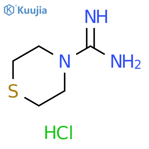 thiomorpholine-4-carboximidamide hydrochloride structure