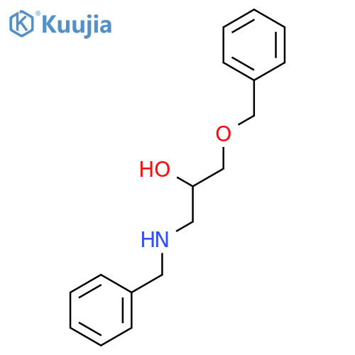 2-Propanol, 1-(phenylmethoxy)-3-[(phenylmethyl)amino]-, (S)- structure