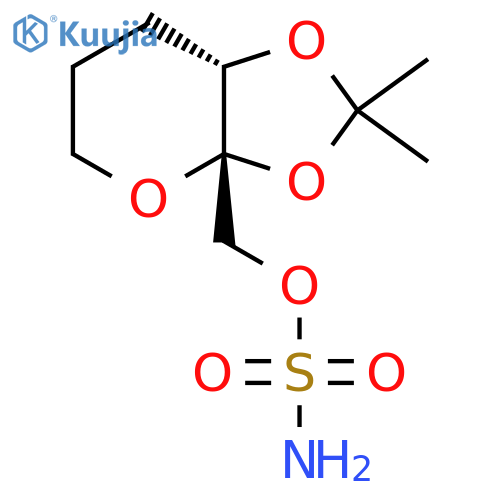 Des-4,5-O-(1-methylethylidene) Topiramate structure