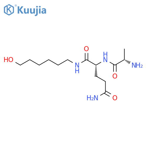 D-Glutamamide, L-alanyl-N1-(6-hydroxyhexyl)- structure