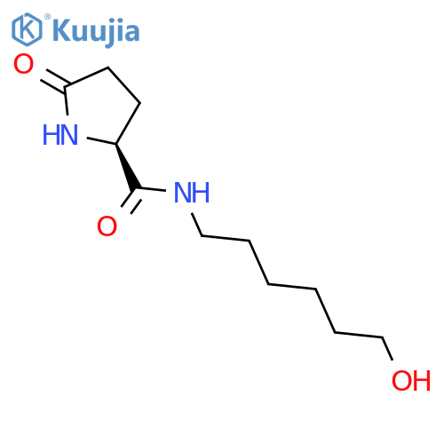 2-Pyrrolidinecarboxamide, N-(6-hydroxyhexyl)-5-oxo-, (S)- structure