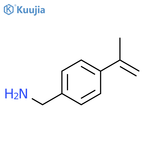 1-4-(prop-1-en-2-yl)phenylmethanamine structure