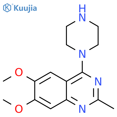 6,7-Dimethoxy-2-Methyl-4-(Piperazin-1-Yl)Quinazoline structure