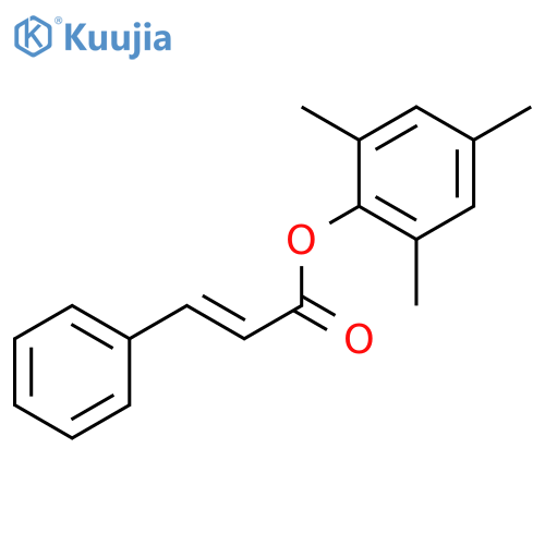 2-Propenoic acid, 3-phenyl-, 2,4,6-trimethylphenyl ester, (E)- structure