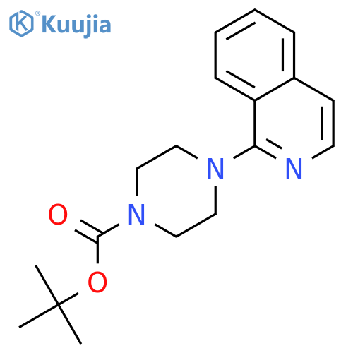 Tert-butyl 4-(isoquinolin-1-yl)piperazine-1-carboxylate structure