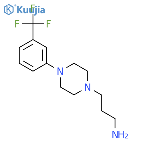 3-{4-3-(Trifluoromethyl)phenylpiperazin-1-yl}propan-1-amine structure