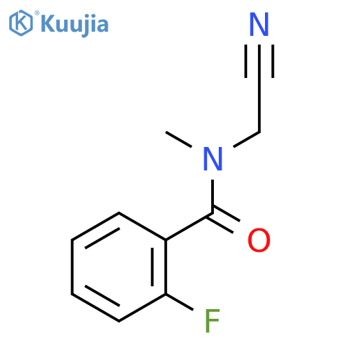 Benzamide, N-(cyanomethyl)-2-fluoro-N-methyl- structure