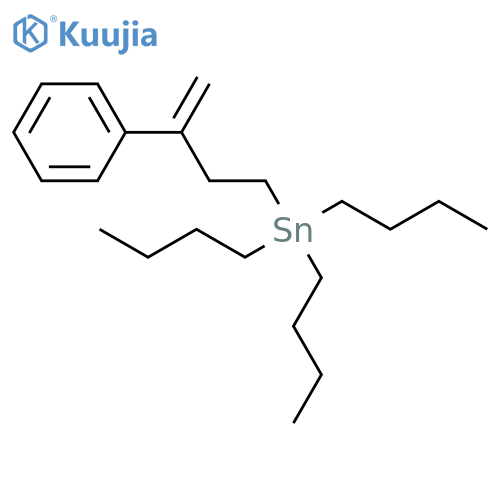 Stannane, tributyl(3-phenyl-3-butenyl)- structure
