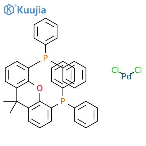 [4,5-Bis(diphenylphosphino)-9,9-dimethylxanthene]dichloropalladium(Ⅱ) structure
