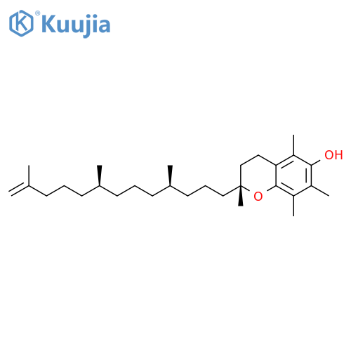 2H-1-Benzopyran-6-ol,3,4-dihydro-2,5,7,8-tetramethyl-2-[(4R,8S)-4,8,12-trimethyl-12-tridecenyl]-, (2R)- structure