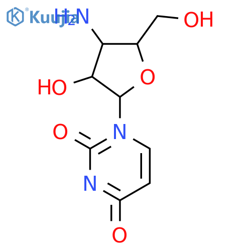 1-((2R,3S,4S,5S)-4-amino-3-hydroxy-5-(hydroxymethyl)tetrahydrofuran-2-yl)pyrimidine-2,4(1H,3H)-dione structure