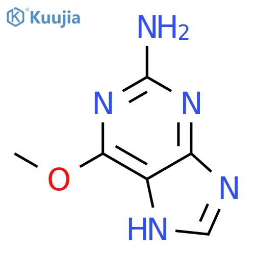 6-methoxy-9H-purin-2-amine structure