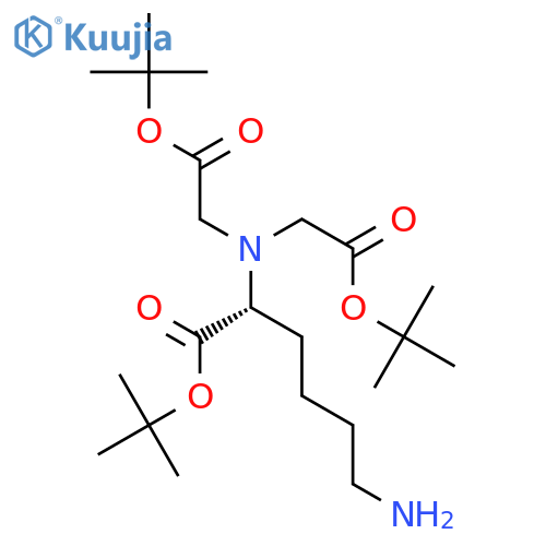 N-(5-Amino-1-carboxypentyl)iminodiacetic Acid Tri-t-butyl Ester structure