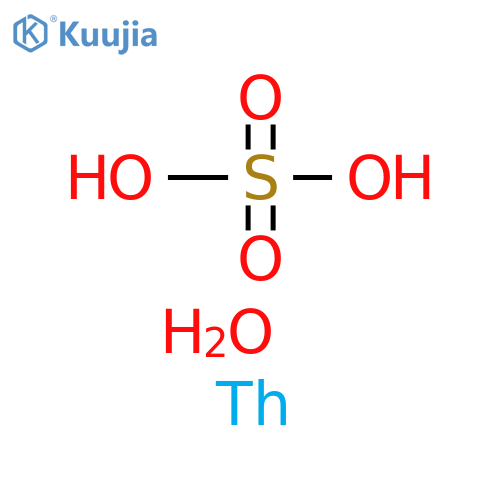 Sulfuric acid, thorium(4+) salt (2:1), octahydrate (8CI,9CI) structure