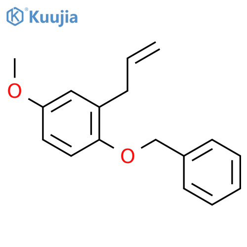 2-Allyl-1-(benzyloxy)-4-methoxybenzene structure