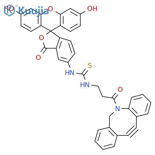 Fluorescein-DBCO structure