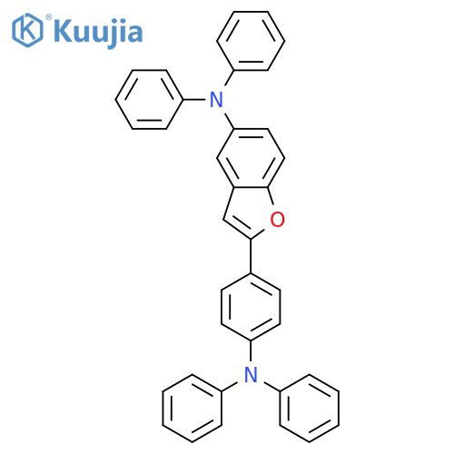 5-Benzofuranamine, 2-[4-(diphenylamino)phenyl]-N,N-diphenyl- structure