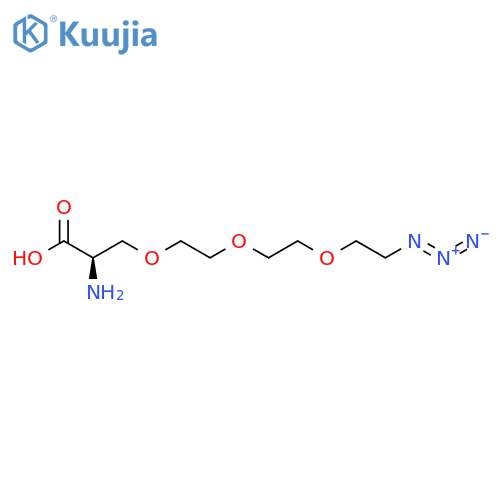 azido-tris(ethylenoxy)-L-alanine TFA Salt structure