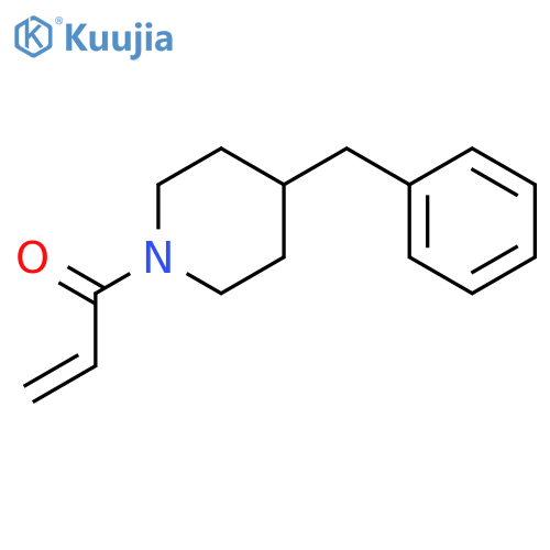 1-(4-benzylpiperidin-1-yl)prop-2-en-1-one structure