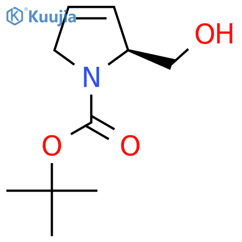 (S)-Tert-butyl 2-(hydroxymethyl)-2,5-dihydro-1H-pyrrole-1-carboxylate structure
