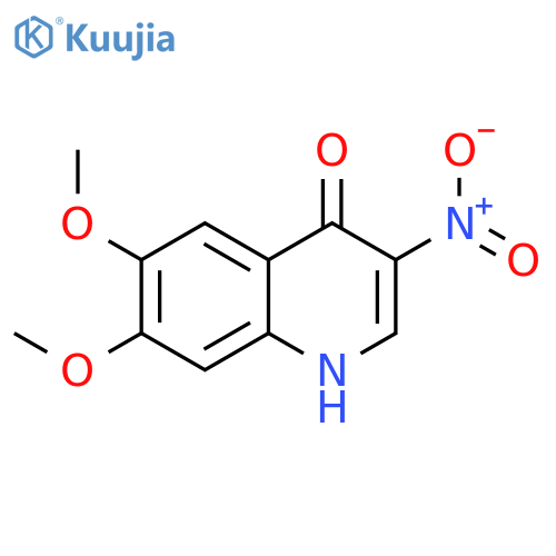 4(1H)-Quinolinone,6,7-dimethoxy-3-nitro- structure