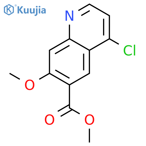 Methyl 4-chloro-7-methoxyquinoline-6-carboxylate structure