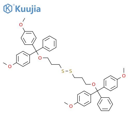 Disulfide, bis[3-[bis(4-methoxyphenyl)phenylmethoxy]propyl] structure