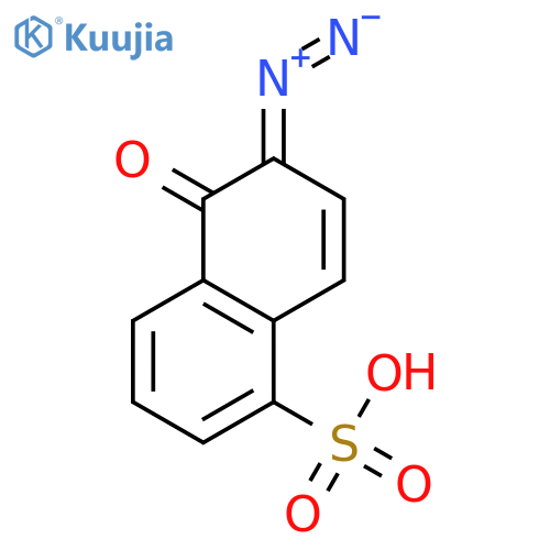 1-Naphthalenesulfonicacid, 6-diazo-5,6-dihydro-5-oxo- structure