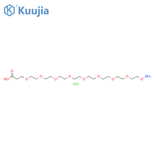 Aminooxy-PEG8-acid structure