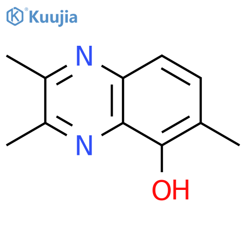 5-Quinoxalinol,2,3,6-trimethyl- structure