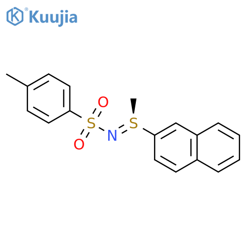 Sulfilimine, S-methyl-N-[(4-methylphenyl)sulfonyl]-S-2-naphthalenyl-, (S)- structure