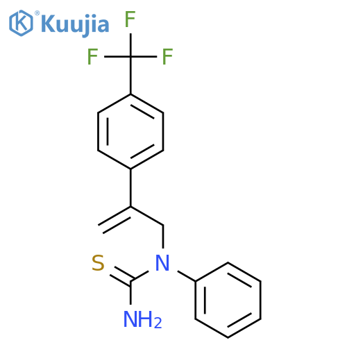 Thiourea, N-phenyl-N-[2-[4-(trifluoromethyl)phenyl]-2-propen-1-yl]- structure