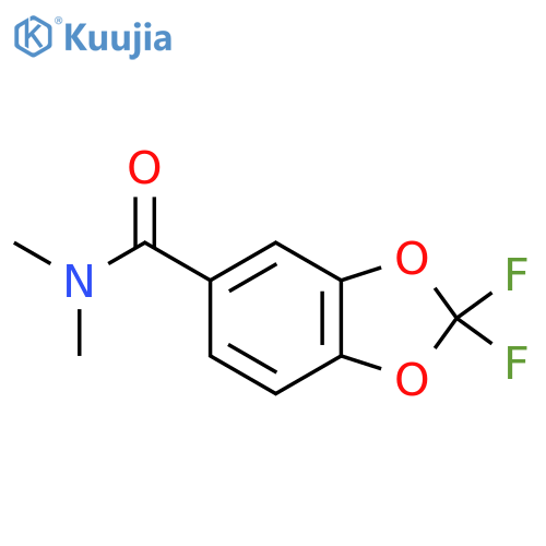 2,2-Difluoro-N,N-dimethyl-1,3-benzodioxole-5-carboxamide structure