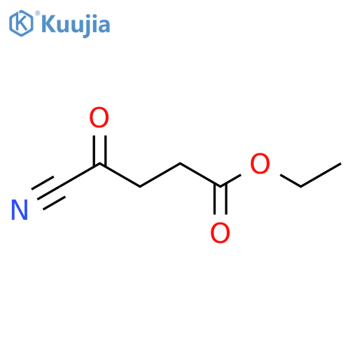 Butanoic acid, 4-cyano-4-oxo-, ethyl ester structure
