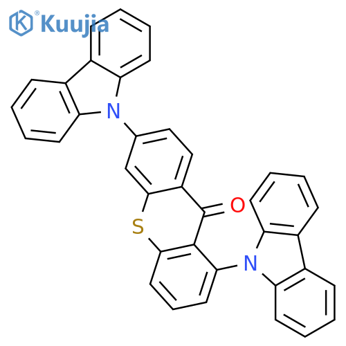 9H-Thioxanthen-9-one, 1,6-di-9H-carbazol-9-yl- structure