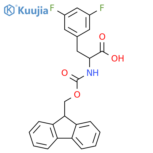 Fmoc-d-3,5-difluorophe structure
