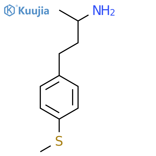 4-4-(methylsulfanyl)phenylbutan-2-amine structure