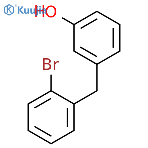 Phenol, 3-[(2-bromophenyl)methyl]- structure