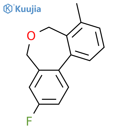 Dibenz[c,e]oxepin, 3-fluoro-5,7-dihydro-8-methyl- structure