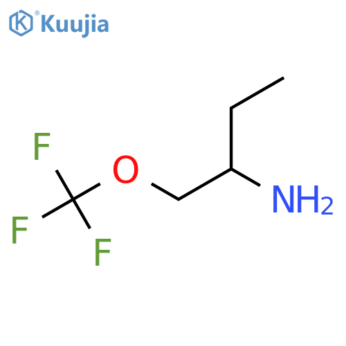 1-(Trifluoromethoxy)butan-2-amine structure