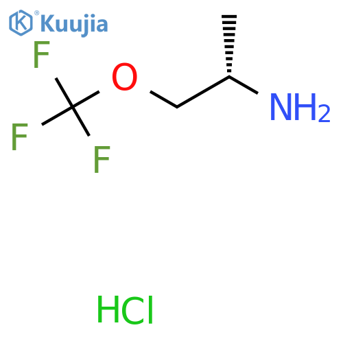 (S)-1-Methyl-2-trifluoromethoxy-ethylamine hydrochloride structure
