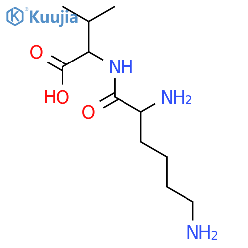 H-Lys-Val-OH hydrochloride salt structure