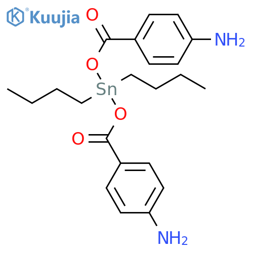 Benzenamine, 4,4'-[(dibutylstannylene)bis(oxycarbonyl)]bis- structure