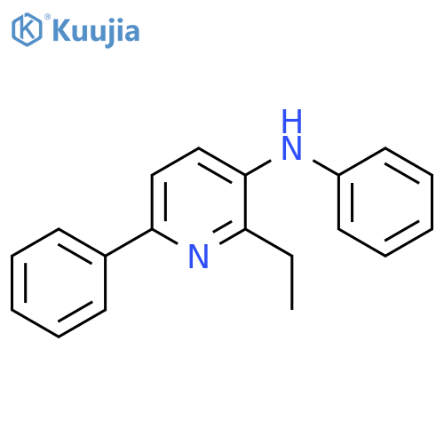 3-Pyridinamine, 2-ethyl-N,6-diphenyl- structure