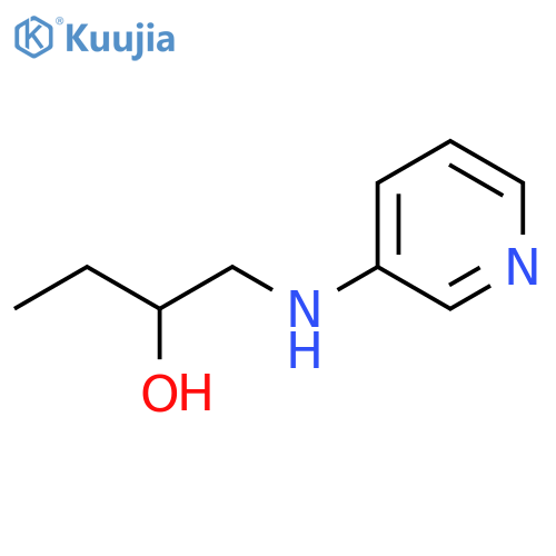 2-Butanol, 1-(3-pyridinylamino)- structure