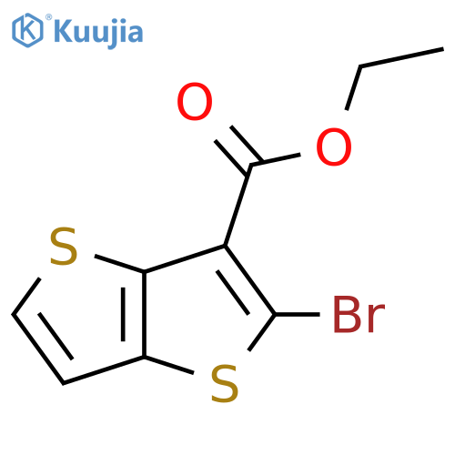 Ethyl 2-bromothieno3,2-bthiophene-3-carboxylate structure
