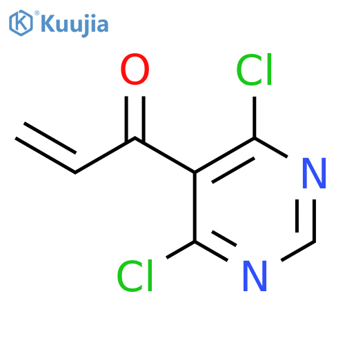 1-(4,6-dichloropyrimidin-5-yl)prop-2-en-1-one structure