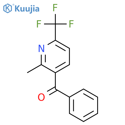 (2-Methyl-6-trifluoromethyl-pyridin-3-yl)-phenyl-methanone structure