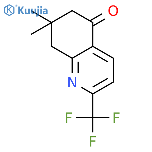 5(6H)-Quinolinone, 7,8-dihydro-7,7-dimethyl-2-(trifluoromethyl)- structure